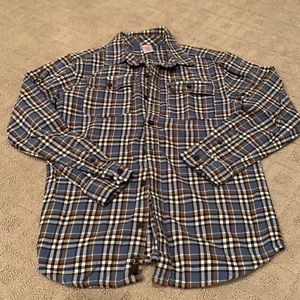 Gymboree, long sleeved button-downed shirt; 10-12